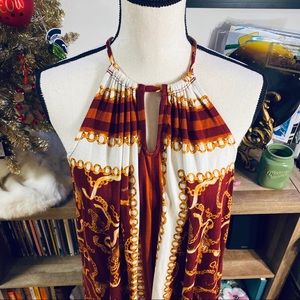 NWT Rose & Olive Chain Blouse✨